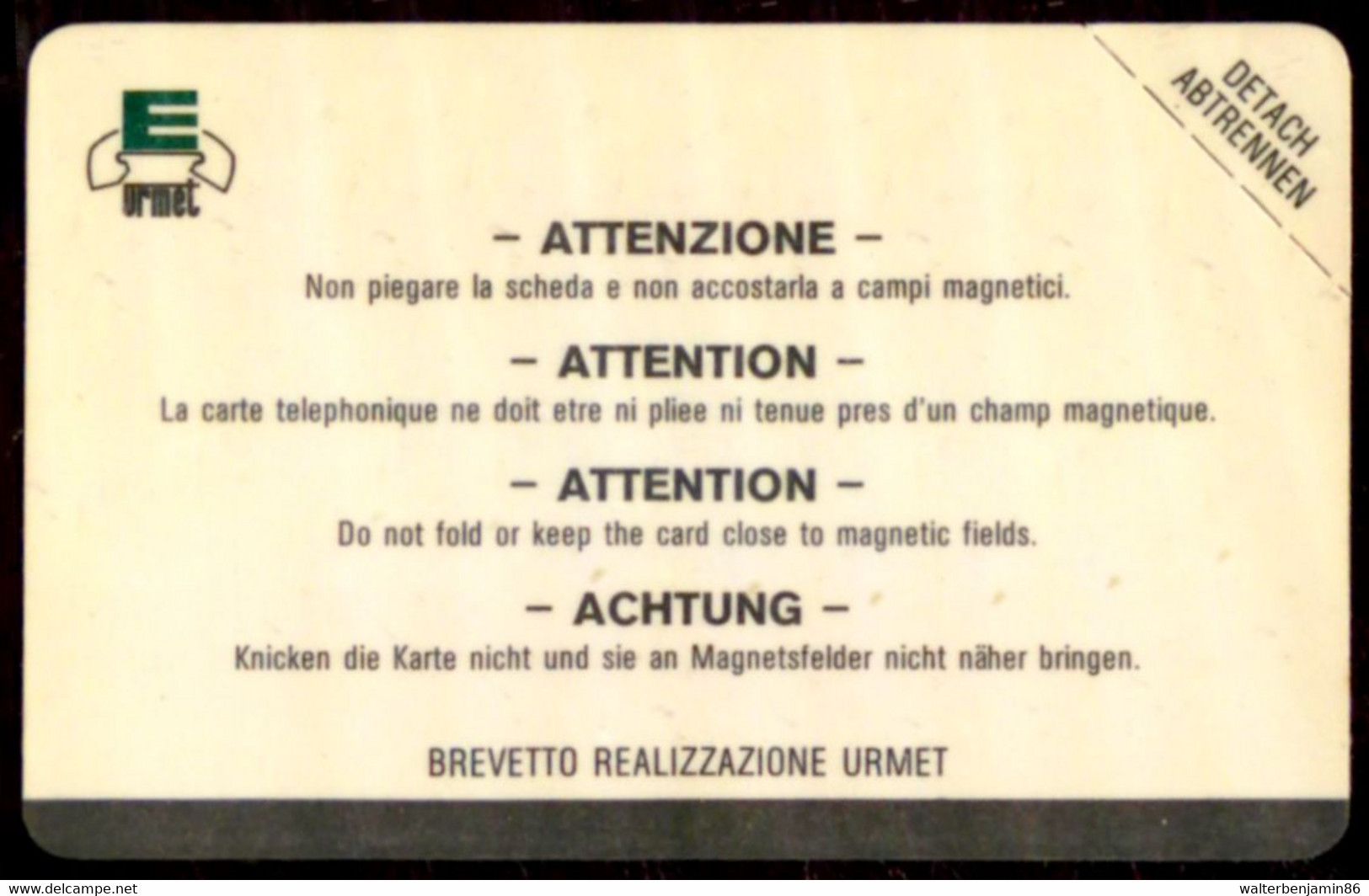 G  AA P 14 C&C 1081 SCHEDA TELEFONICA NUOVA SMAGNETIZZATA URMET BIANCA BILIGNUE 6.000 L. - Openbaar Voorlopers