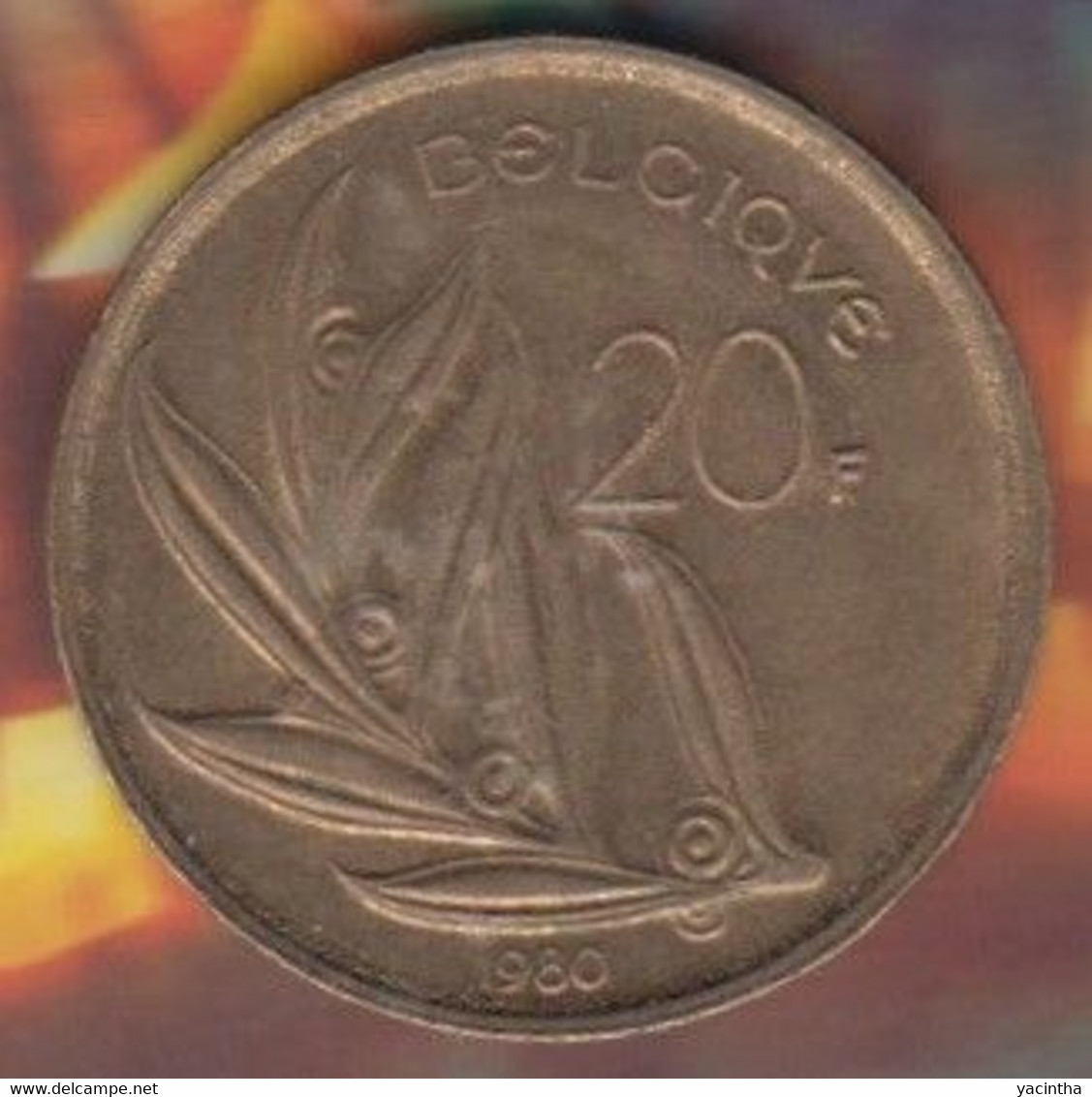 @Y@  België   20 Frank  1980     (4937) - 20 Francs