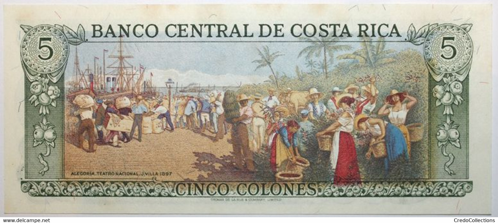 Costa Rica - 5 Colones - 1985 - PICK 236d.17 - SPL - Costa Rica