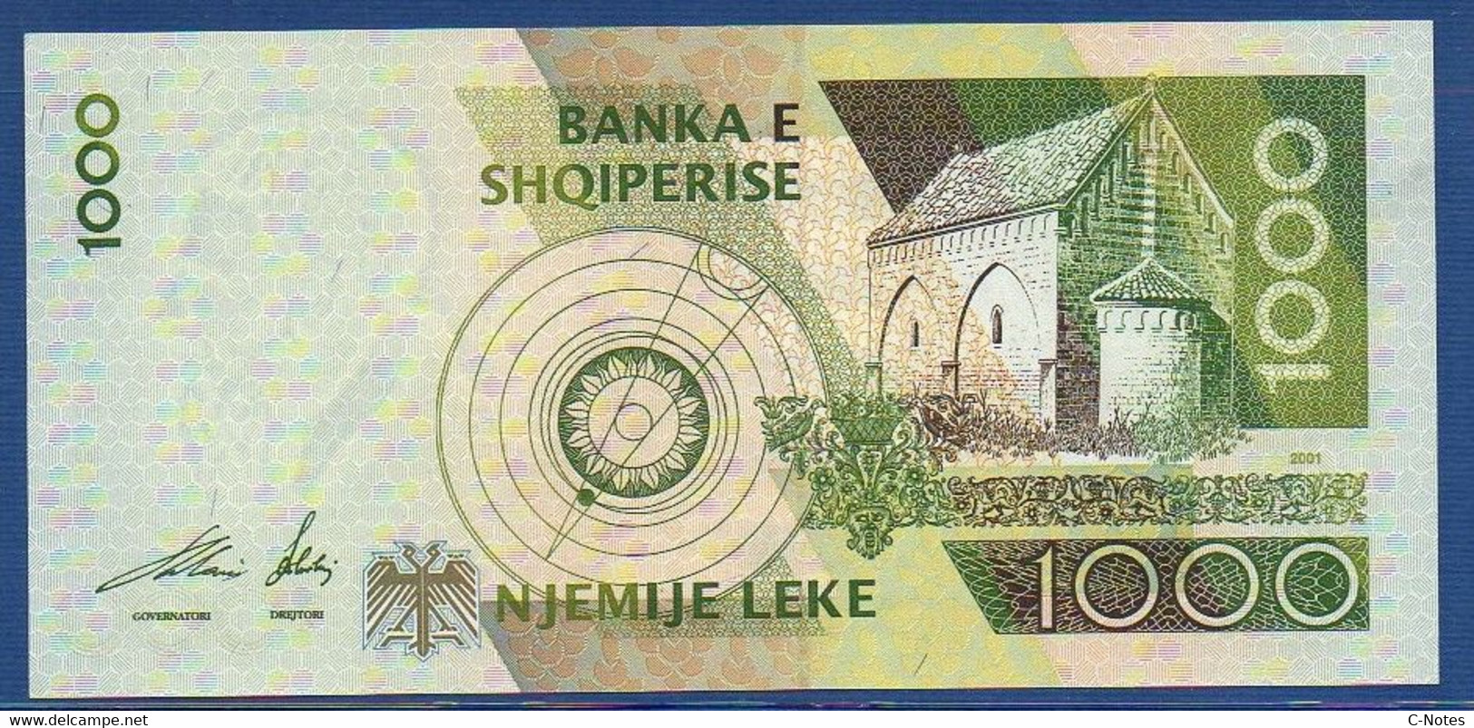 ALBANIA - P.69 – 1.000 1000 LEKE 2001 UNC, Serie OL973565 - Albanie