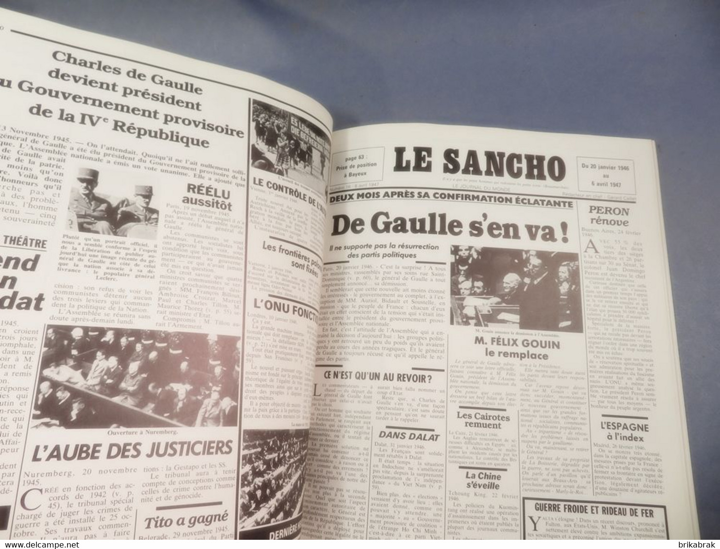 ++ DE GAULLE LE JOURNAL DU MONDE 1890-1970 + Presse Histoire