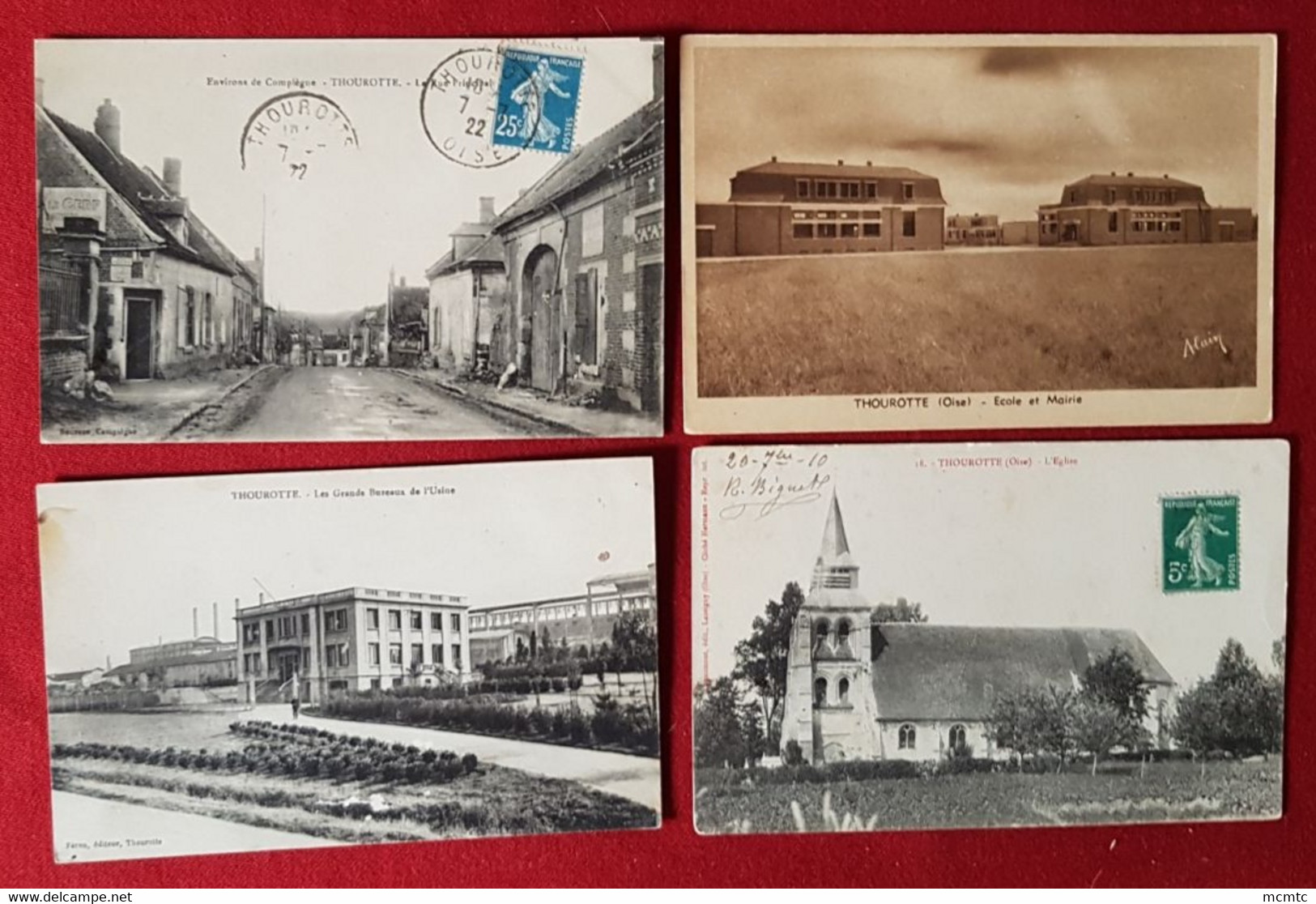 8  Cartes -   Thourotte    -( 60. Oise ) - Thourotte