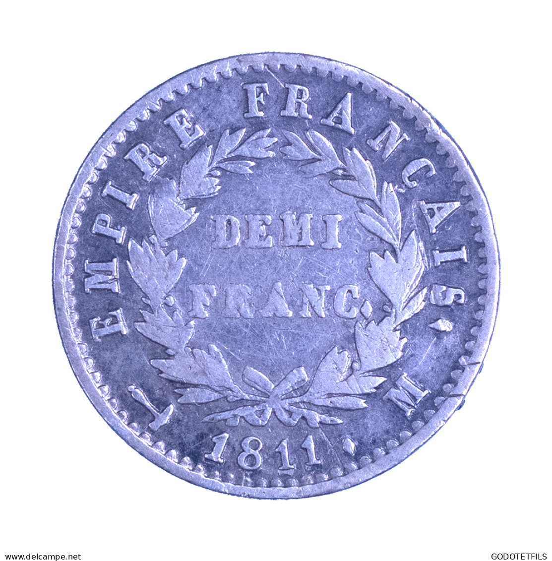 Napoléon 1er Demi Franc 1811 Toulouse - 1/2 Franc