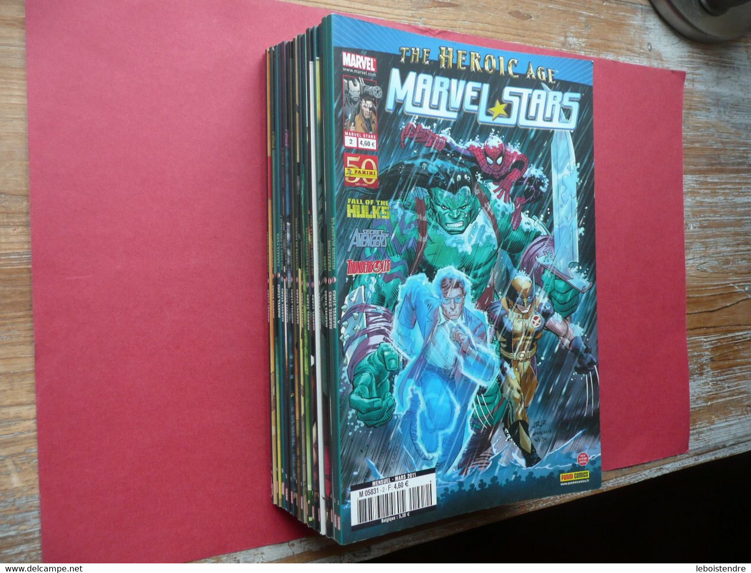 LOT 15 MARVEL STARS SERIE COMPLETE SAUF N 1 ET 15 DE MARS 2011 A JUIN 2012 DONT FEAR ITSELF MARVEL COMICS PANINI - Marvel France