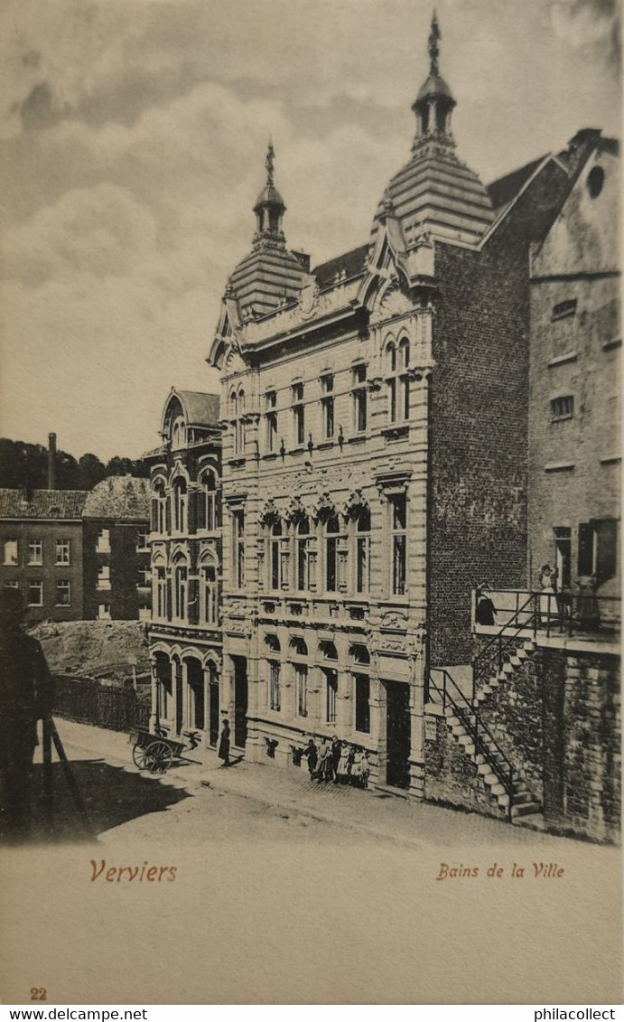 Verviers // Bains De La Ville  Ca 1900 - Verviers