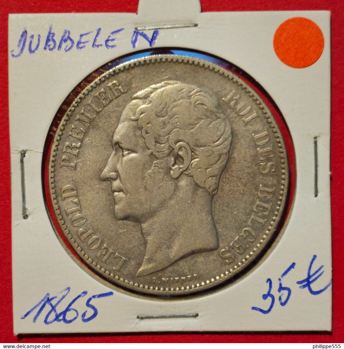 5 Francs 1865 Met Dubbele N In UNION - 5 Frank