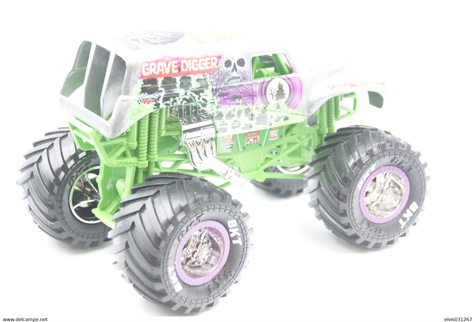 Hot Wheels Mattel MONSTER JAM GRAVE DIGGER 25TH ANNIVERSARY -  Issued 2006 Scale 1/43 - Hot Wheels