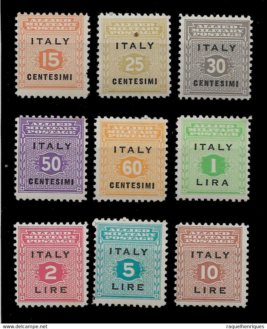 ITALY STAMPS - AMG Sicily - 1943 Allied Military Postage Ovp. SET MNH (BA5#351) - Occ. Anglo-américaine: Naples