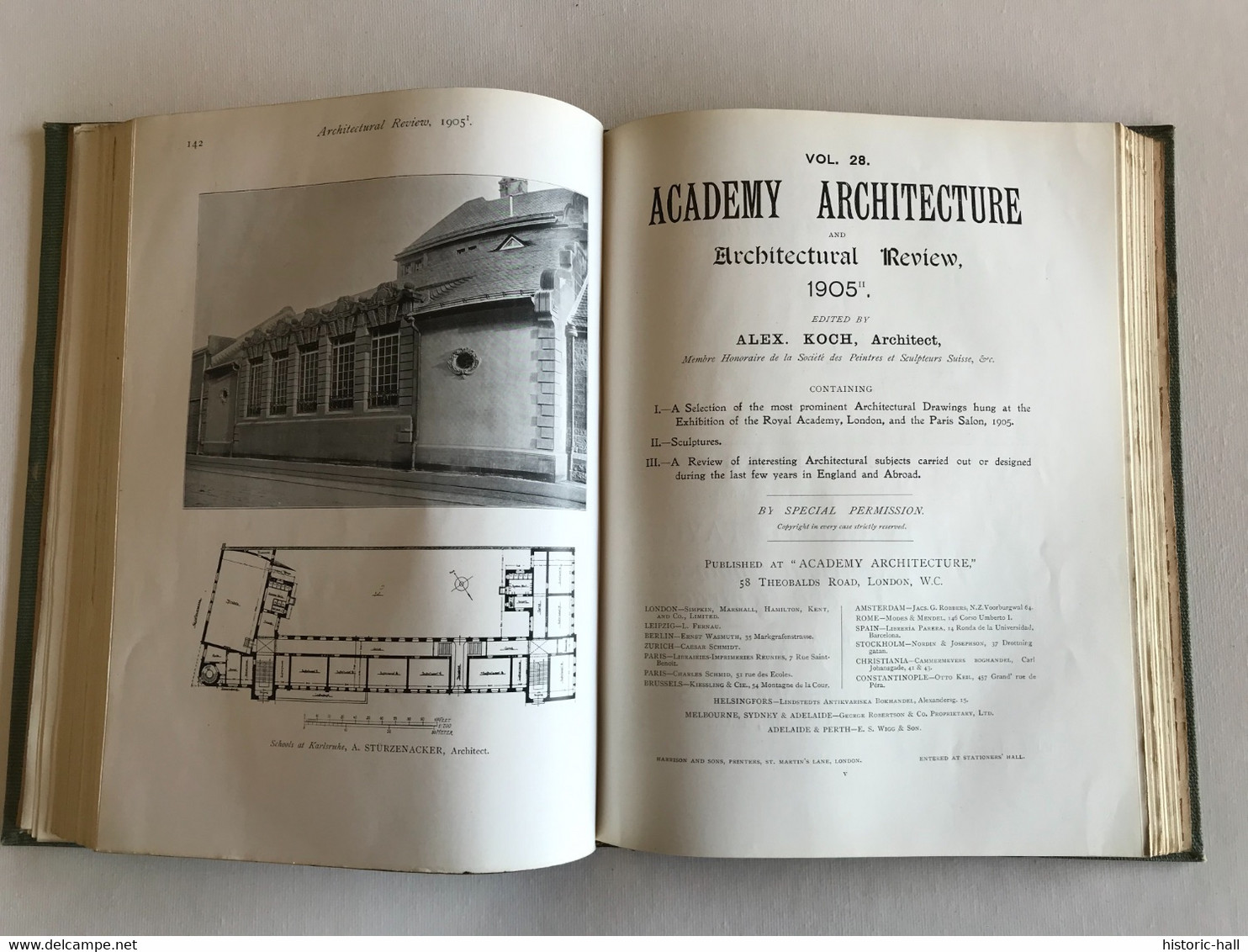 ACADEMY ARCHITECTURE & Architectural Review - vol 27 & 28 - 1905 - Alexander KOCH