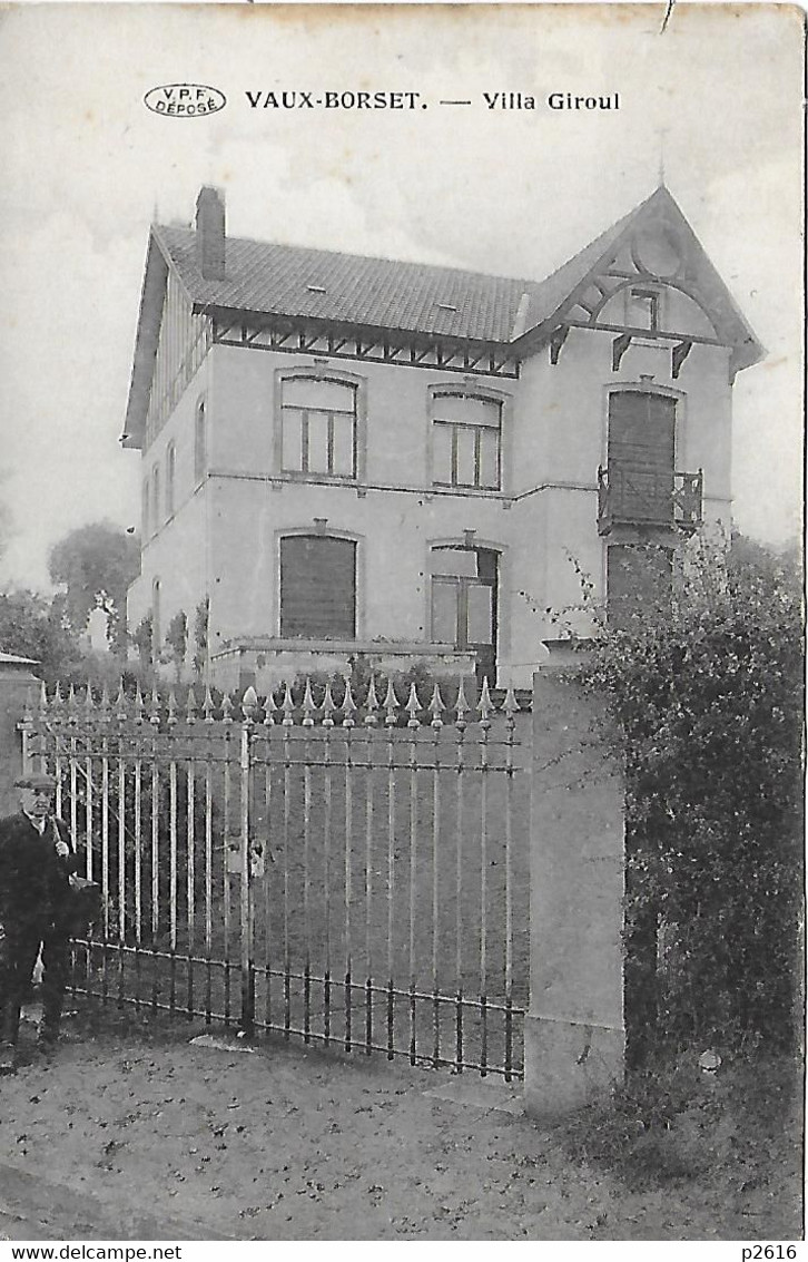 BELGIQUE -  VAUX- BORSET -  VILLA GIROUL - Villers-le-Bouillet