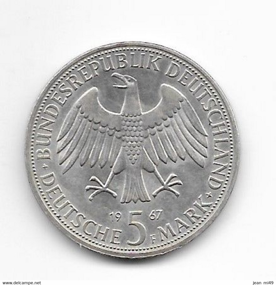 Monnaie, République Fédérale Allemande, 5 Mark, 1967, Stuttgart, Wilhelm Und D'alexander Von Humbolt - Conmemorativas