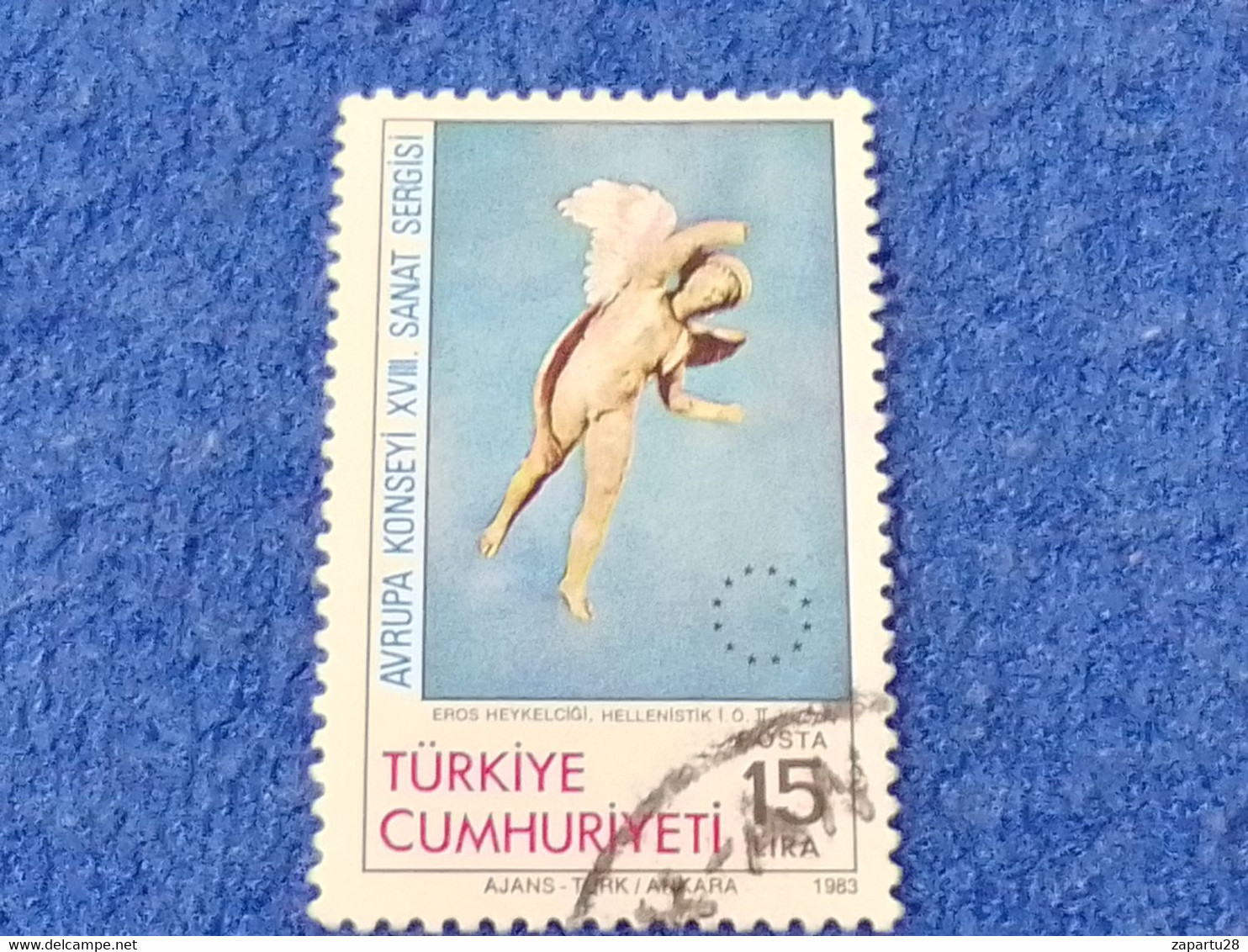 TÜRKEY--1980-90    15LİRA.       DAMGALI - Gebruikt