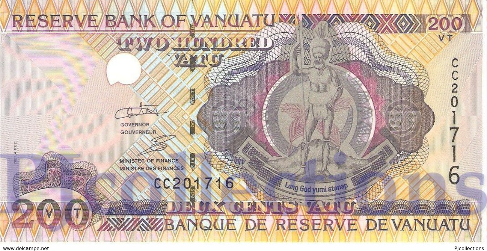 VANUATU 200 VATU 2011 PICK 8c UNC - Vanuatu