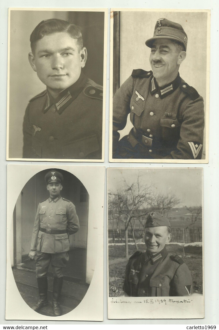 25  CARTOLINE FOTOGRAFICHE MILITARI TEDESCHI - PERIODO TERZO REICH - NV FP