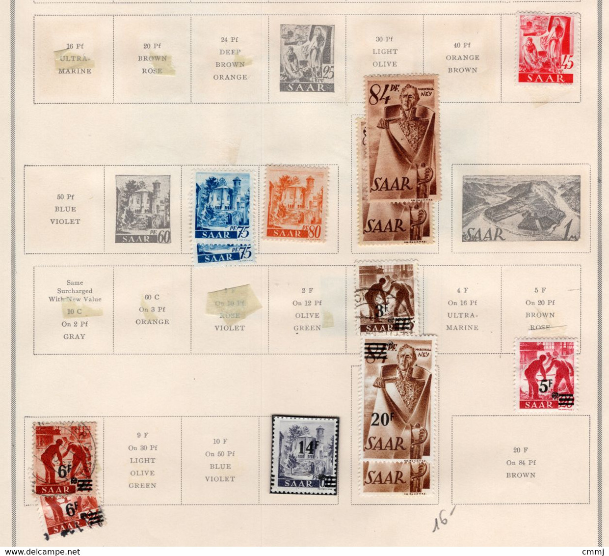 - SARRE - Catg.. Mi. Lotto Circa € 424 - LH/Used - (V.25...) - Collections, Lots & Series