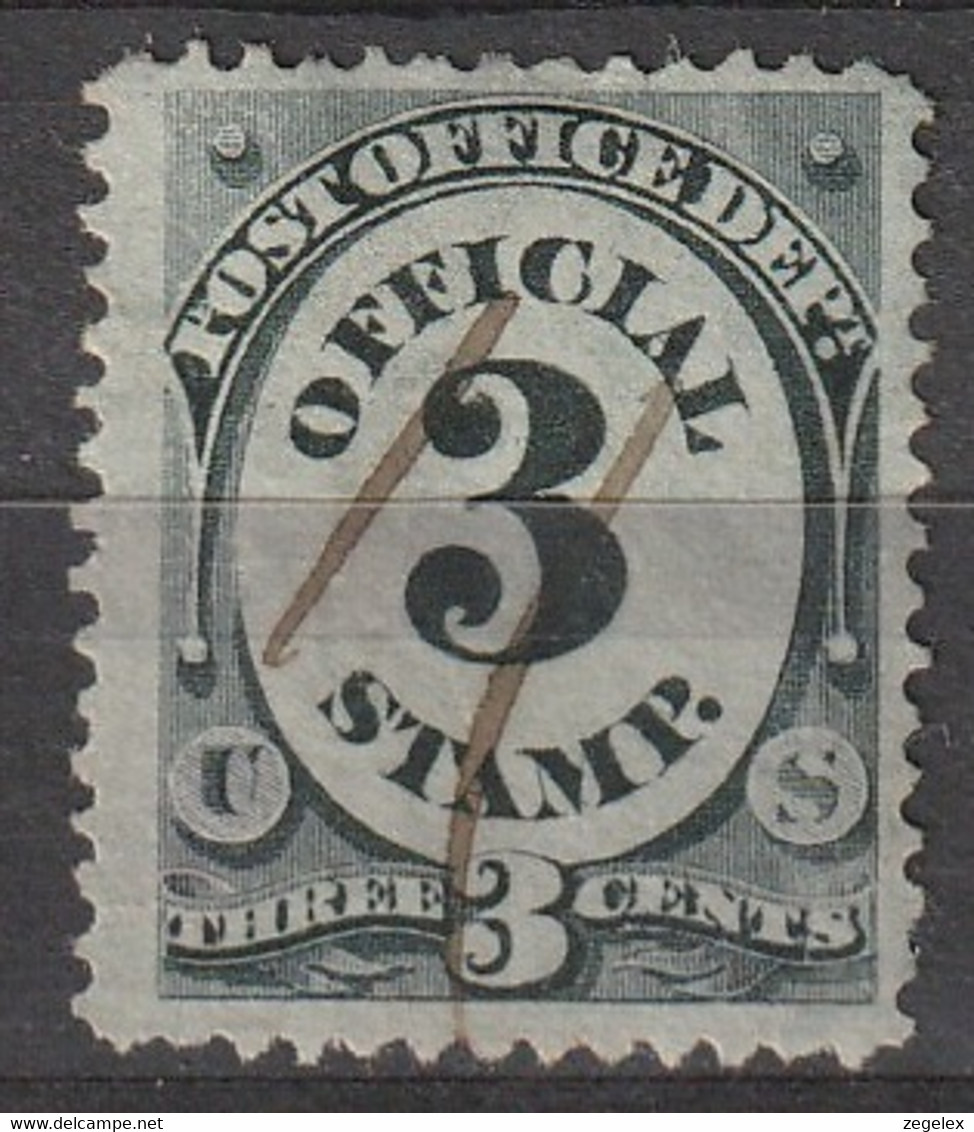 USA 1873 Official Stamps - Post Office Dep., 3 Cents, Used, Scott Nr. O49 Used - Service