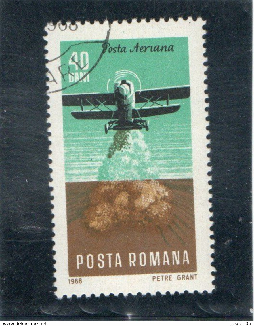 ROUMANIE    1968  Poste Aérienne  Y. T. N° 214  à  217  Incomplet  Oblitéré - Used Stamps