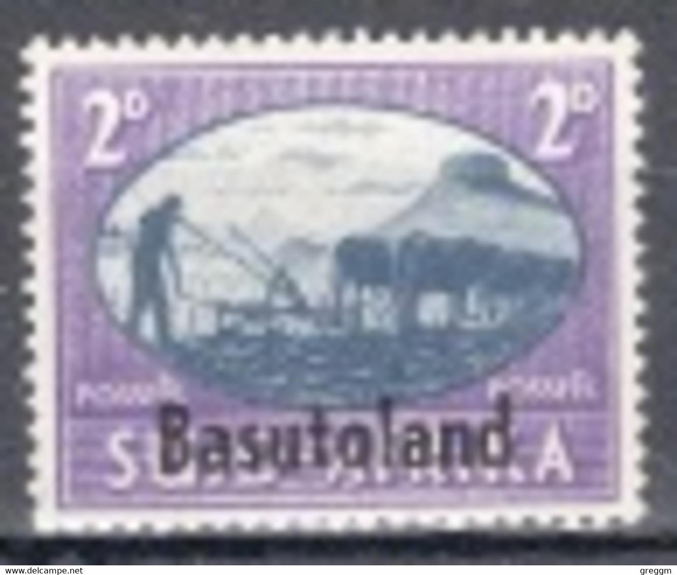 Basutoland 1946 Single 2d Stamp From The Victory Set In Mounted Mint - 1965-1966 Gouvernement Autonome