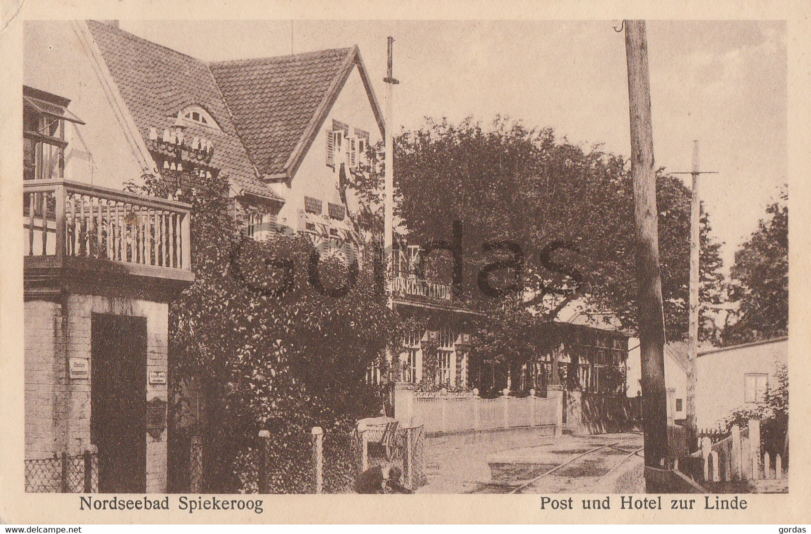 Germany - Nordseebad Insel Spiekeroog - Post Und Hotel Zur Linde - Wittmund