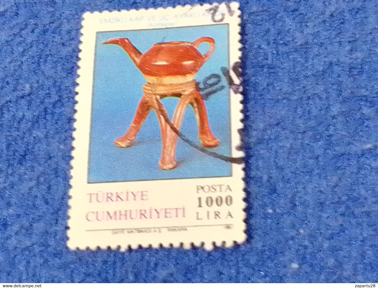 TÜRKEY--1990 00  -    1000TL         DAMGALI - Oblitérés