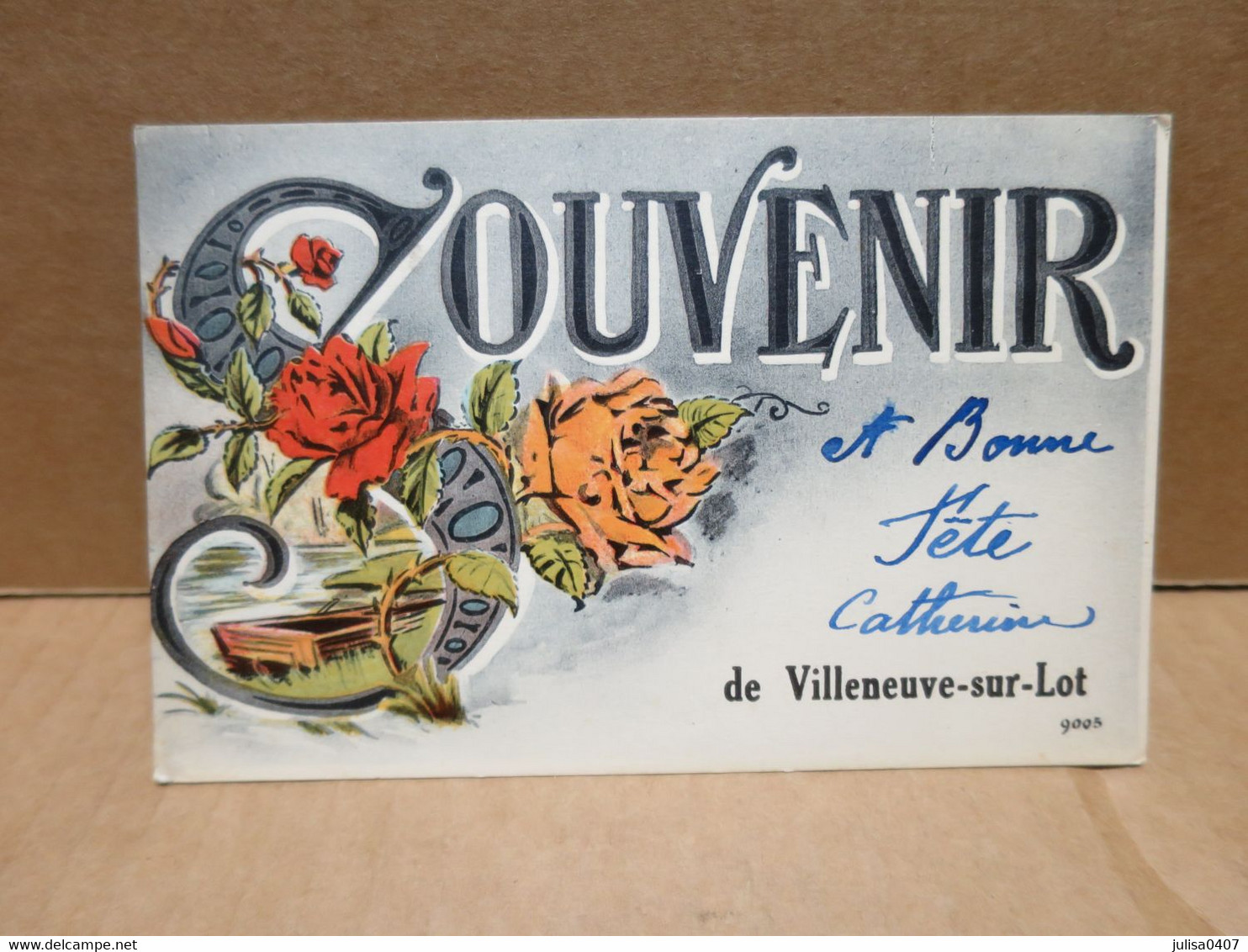 VILLENEUVE SUR LOT (47) Carte Fantaisie Souvenir - Villeneuve Sur Lot