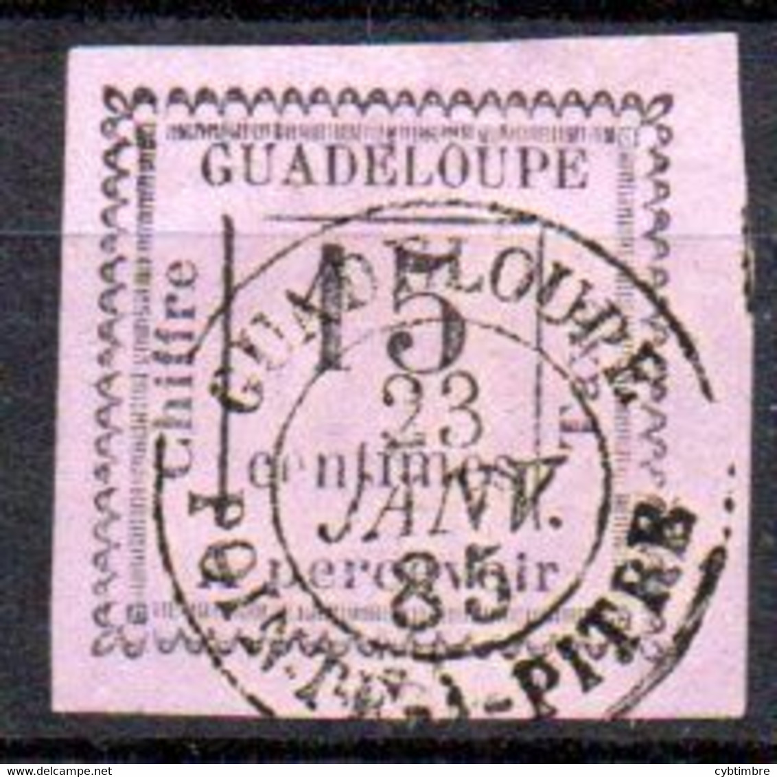 Guadeloupe : Yvert N° Taxe 8; Petit Clair - Impuestos