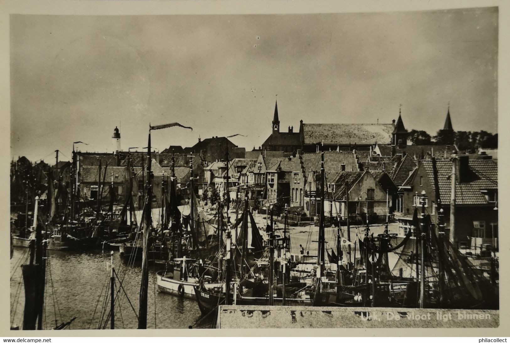 Urk // De Vloot Ligt Binnen 1956 Uitg. Foto Wakker Urk - Urk