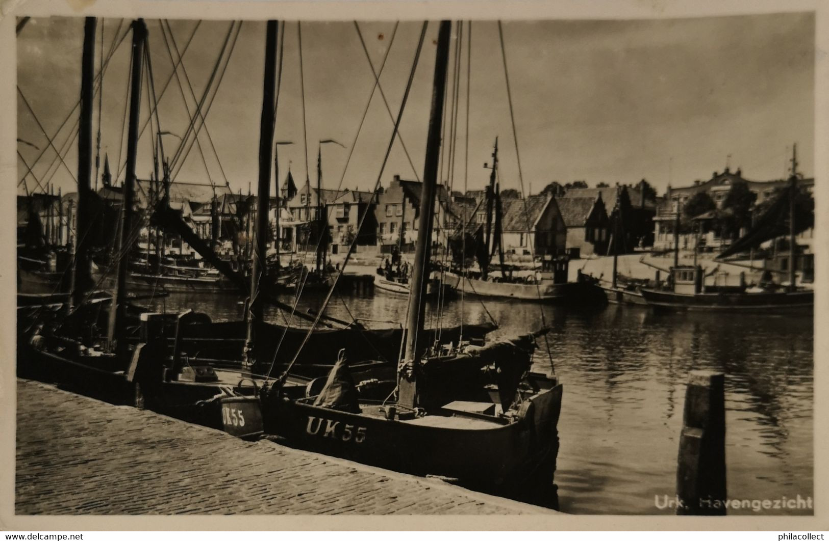 Urk // Havengezicht (UK 55) 1953 Uitg. Foto Wakker Urk - Urk