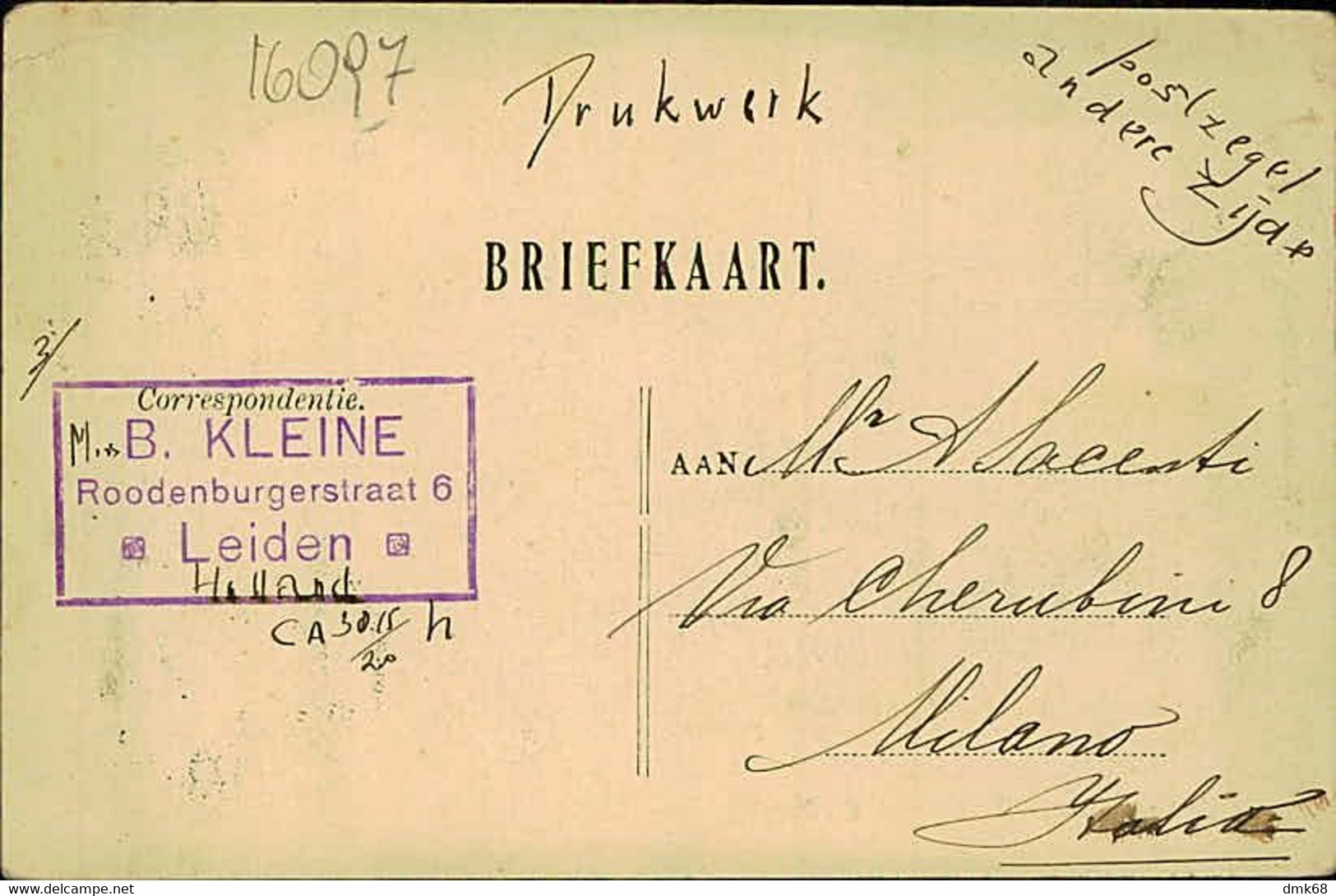 NETHERLANDS - MAASSLUIS - KOM VAN DE HAVEN - UITG J. WALTMANN - MAILED 1926 (16097) - Maassluis