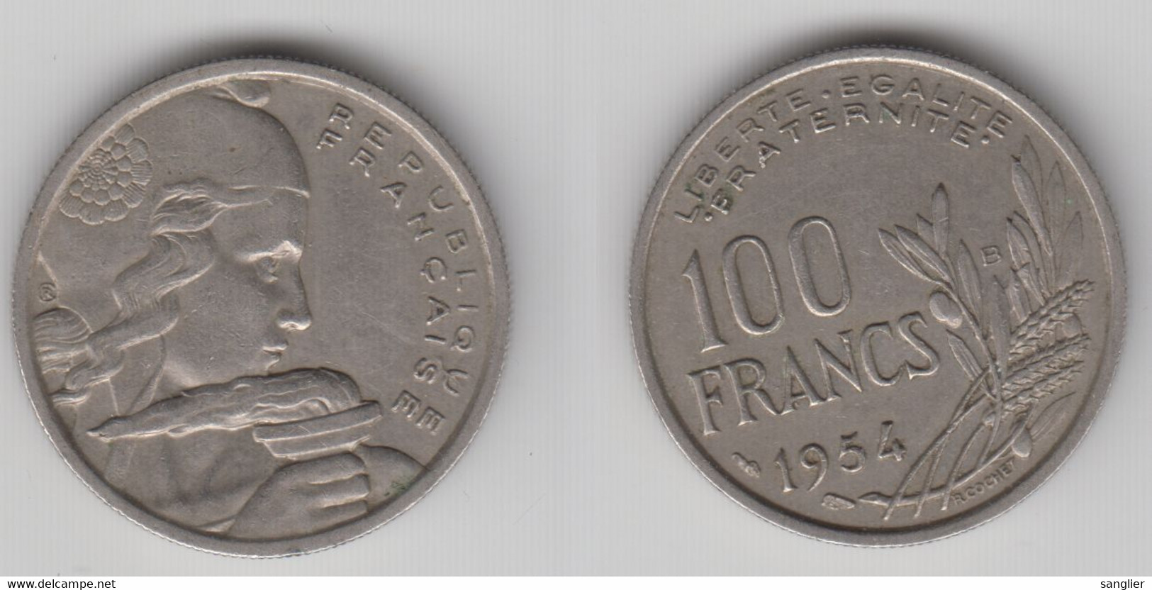 100 FRS 1954 B - COCHET - 100 Francs