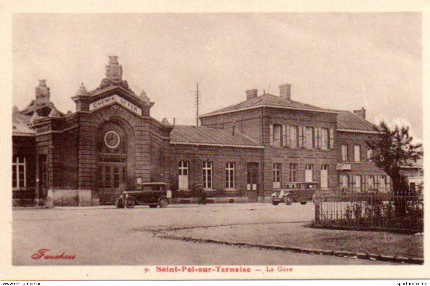 Saint-Pol-sur-Ternoise - La Gare (carte Non écrite) - Samer