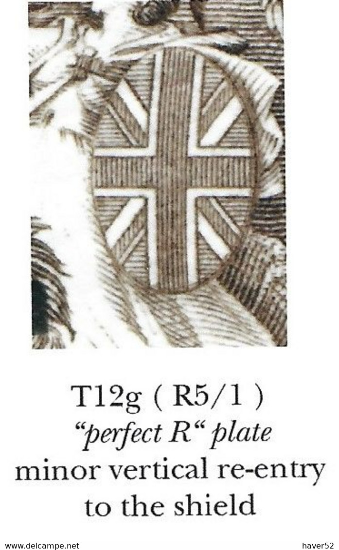 2/6 Red-brown With Re-entring To The Shield From R 5/1- UNMOUNTED MINT - Hib T12g - Neufs