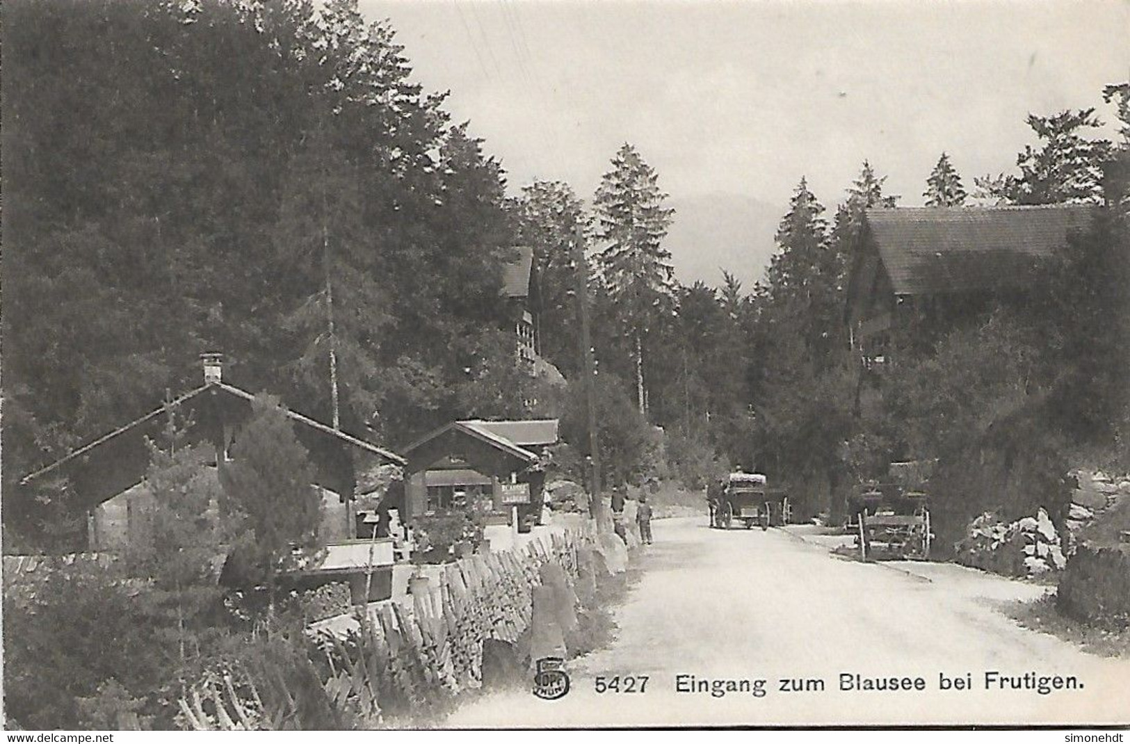 Eingang Zum BLAUSEE Bei FRUTIGEN - Cliché Peu Courant - Frutigen