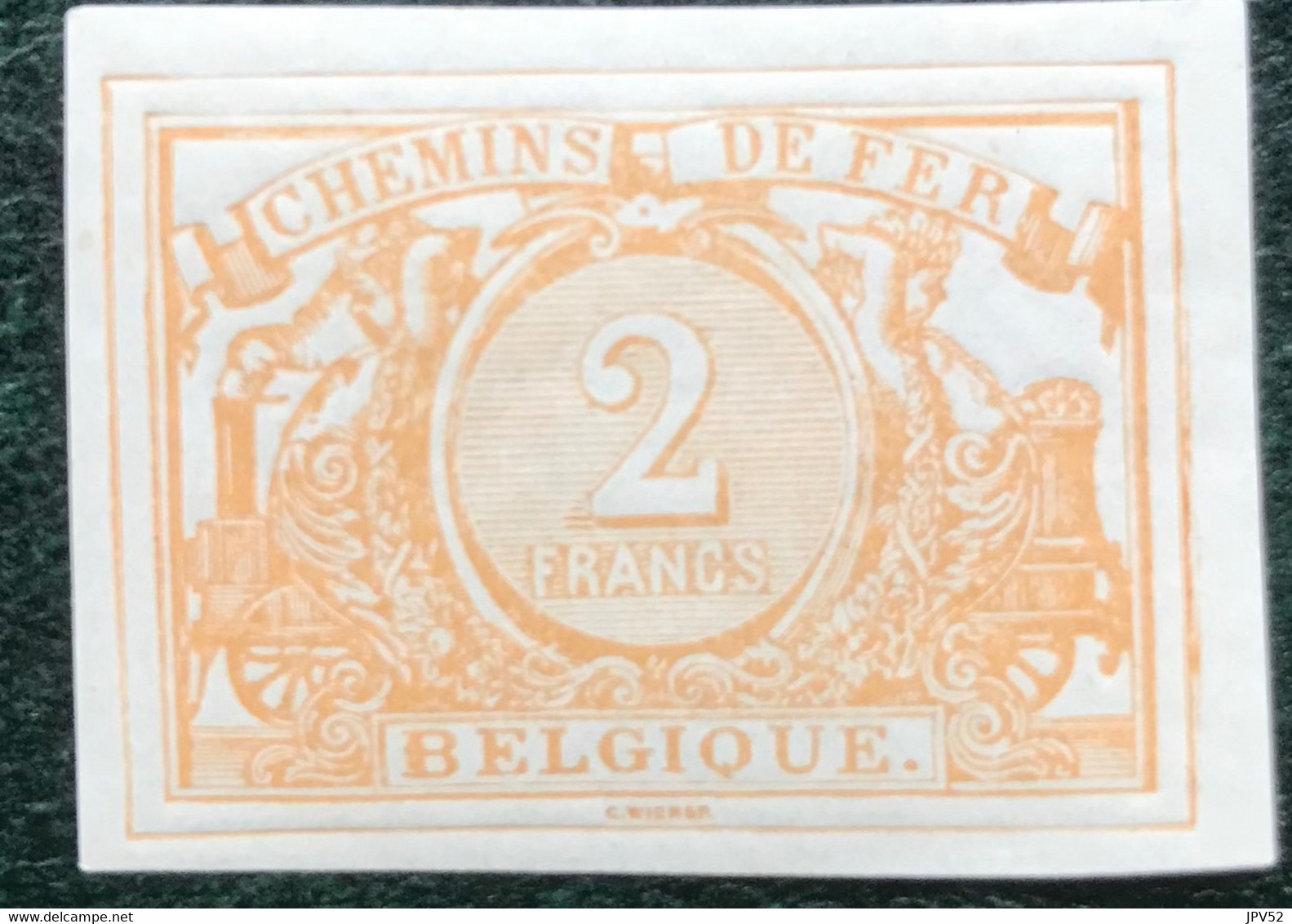 België - Belgique - C15/1 - MNH - 1894 - Witte Cijfer Op Gelijnde Achtergrond - Postfris