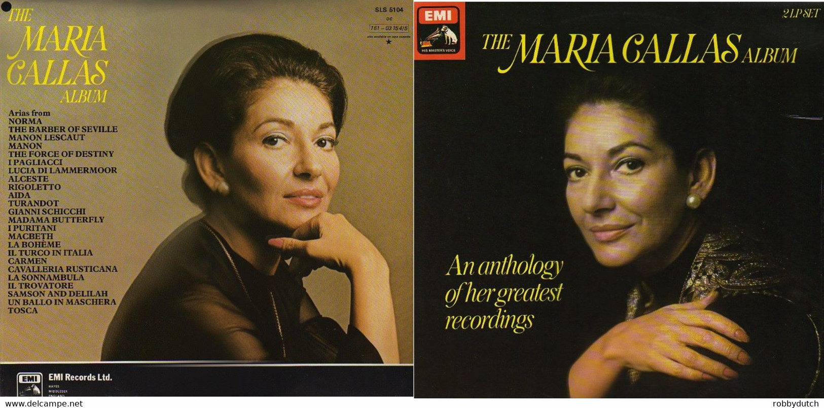 * 2LP *  THE MARIA CALLAS ALBUM (England 1977 EX!!) - Oper & Operette