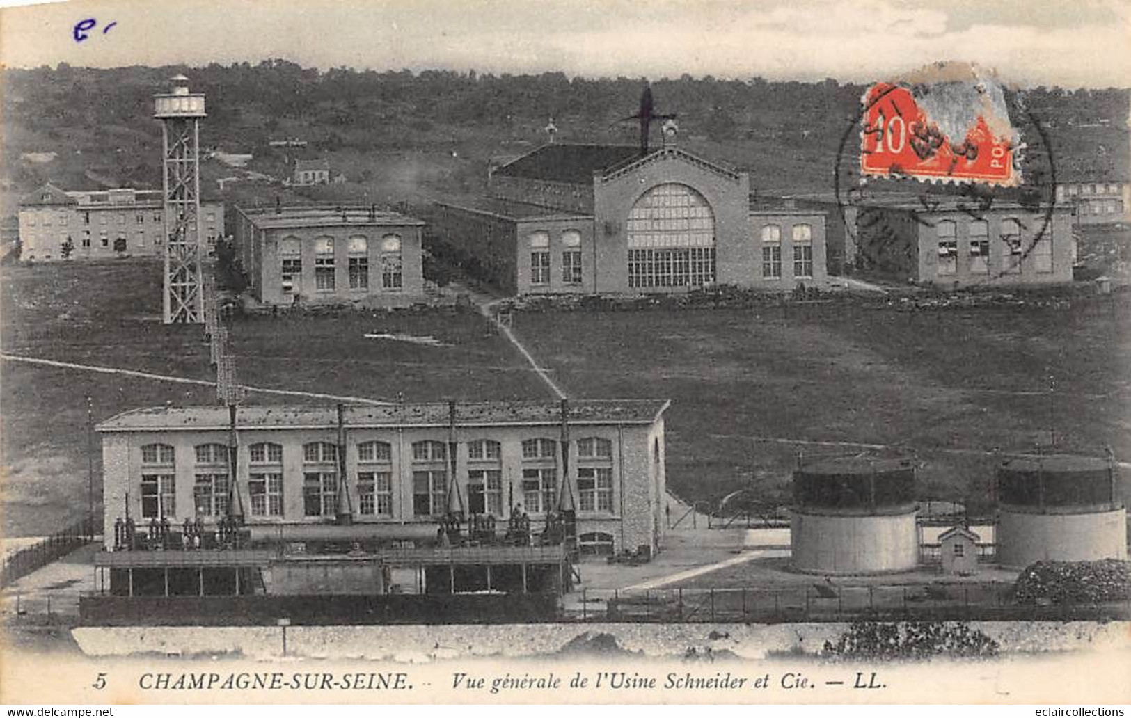 Champagne Sur Seine         77         Vue Générale De L'Usine Schneider   LL 2          (voir Scan) - Champagne Sur Seine