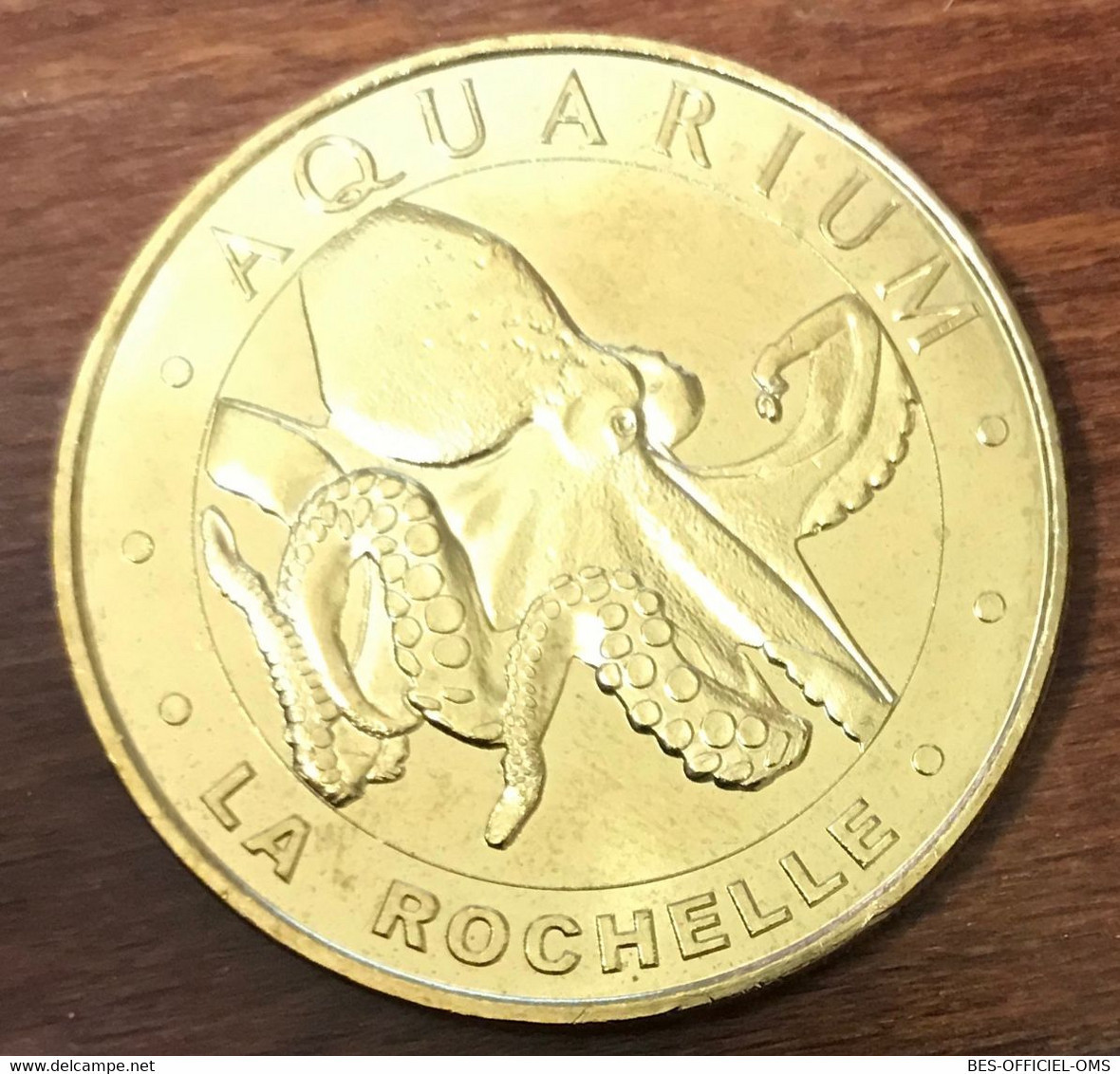 17 LA ROCHELLE AQUARIUM LE POULPE MDP 2019 MEDAILLE SOUVENIR MONNAIE DE PARIS JETON TOURISTIQUE MEDALS COINS TOKENS - 2019