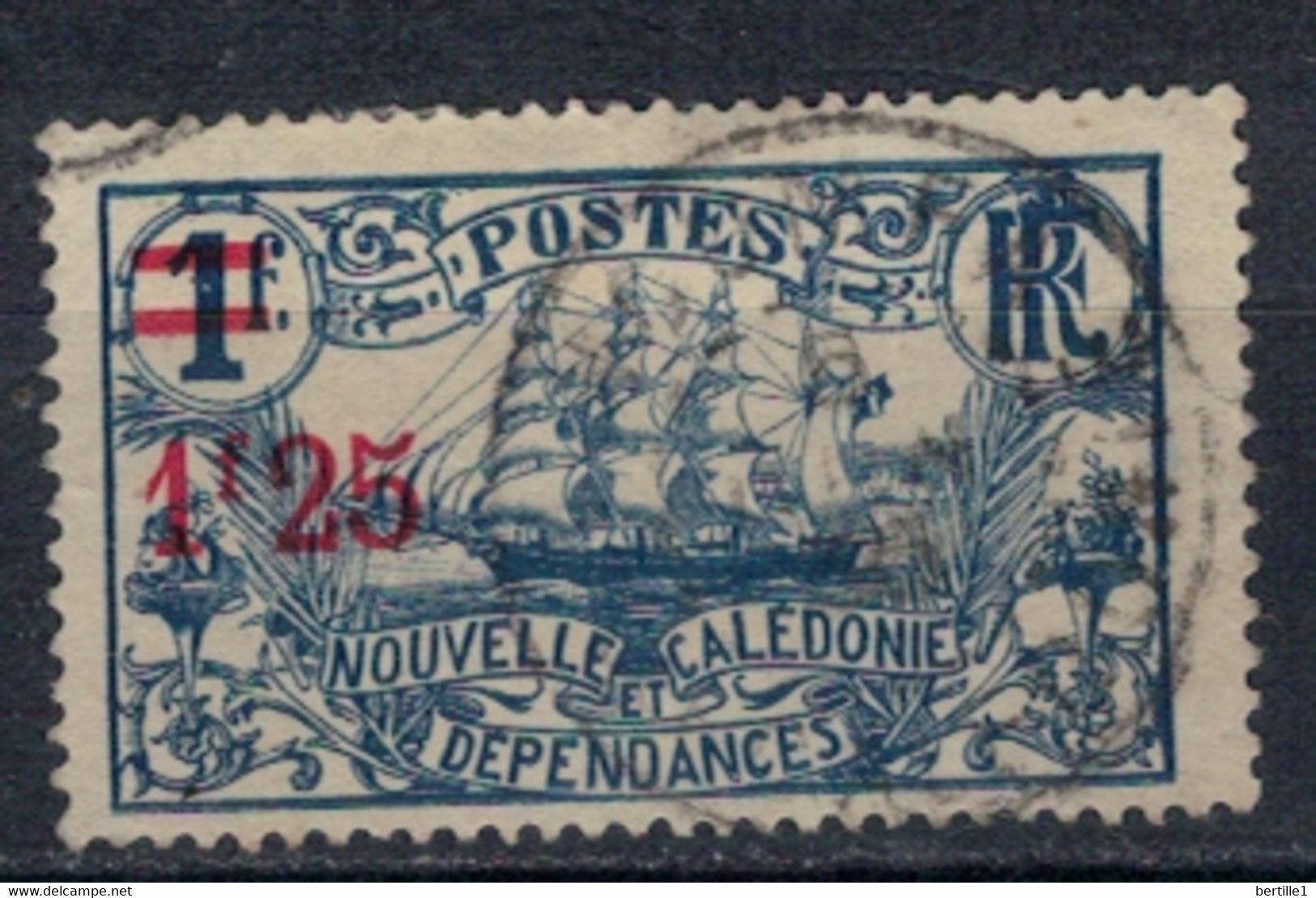 NOUVELLE CALEDONIE         N°  YVERT 134 OBLITERE     ( OB    07/ 02) - Used Stamps