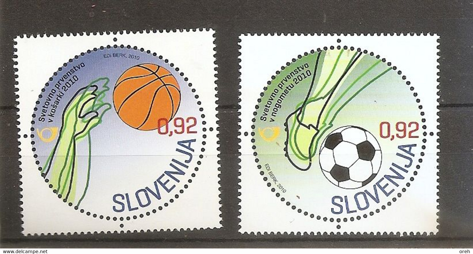 SLOVENIA 2010,FIFA,WORLD CUP 2010,GERMANY,WELTMEISTERS CHAFT,MNH - 2010 – Südafrika