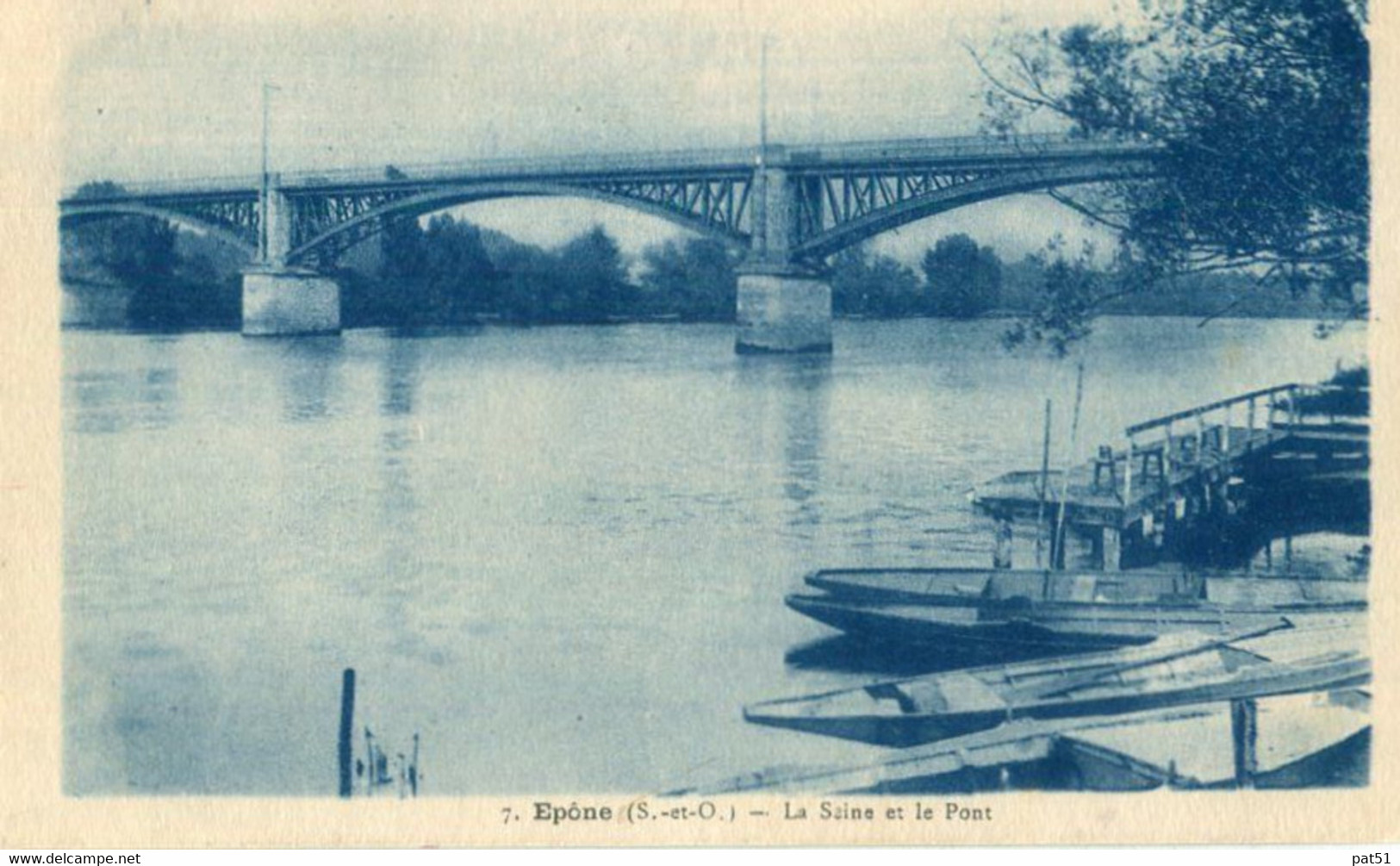 78 - Epone : La Seine Et Le Pont - Epone