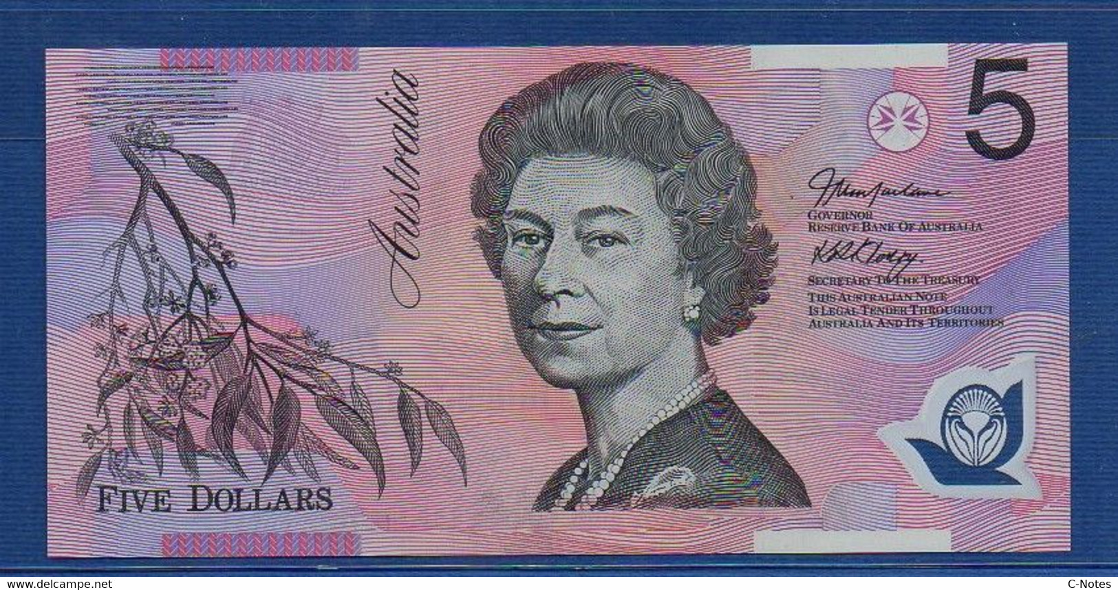 AUSTRALIA - P.57b - 5 Dollars 2003 UNC Serie CB 03 809979 - 2001-2003 (polymeerbiljetten)