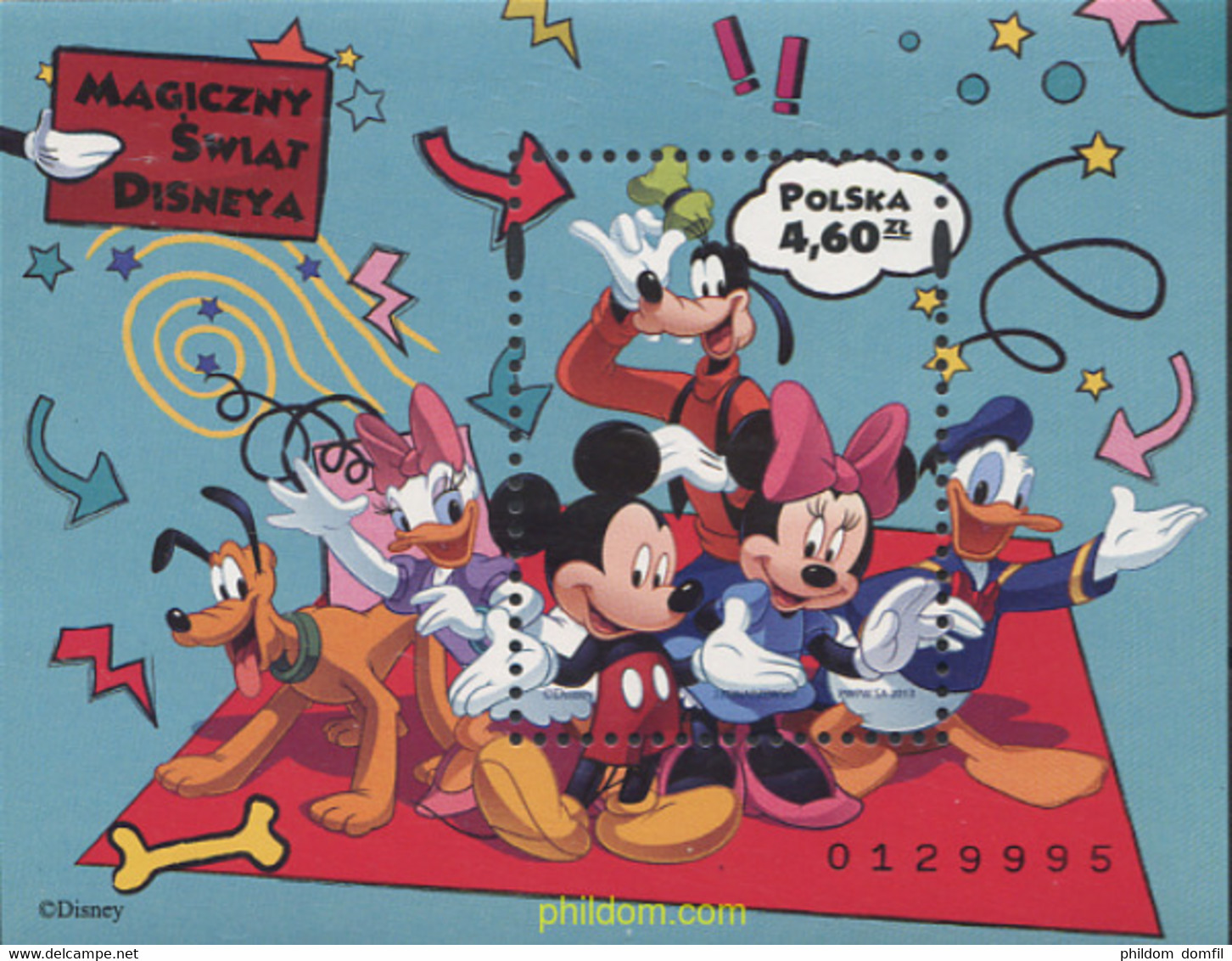 304118 MNH POLONIA 2013 EL MUNDO DE WALT DISNEY - Unclassified