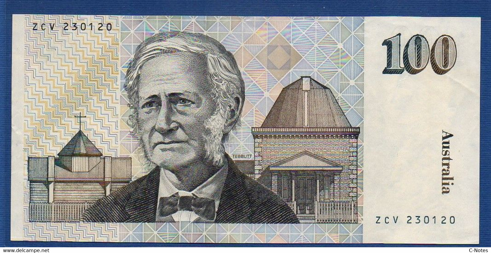 AUSTRALIA - P.48b - 100 Dollars 1990 XF/AU, Serie ZVC 230120 - 1974-94 Australia Reserve Bank (paper Notes)