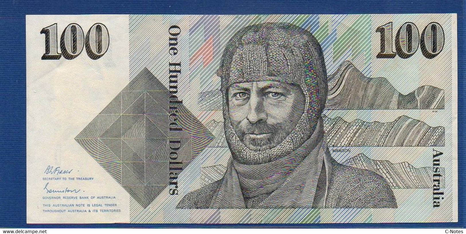 AUSTRALIA - P.48b - 100 Dollars 1990 XF/AU, Serie ZVC 230120 - 1974-94 Australia Reserve Bank (paper Notes)