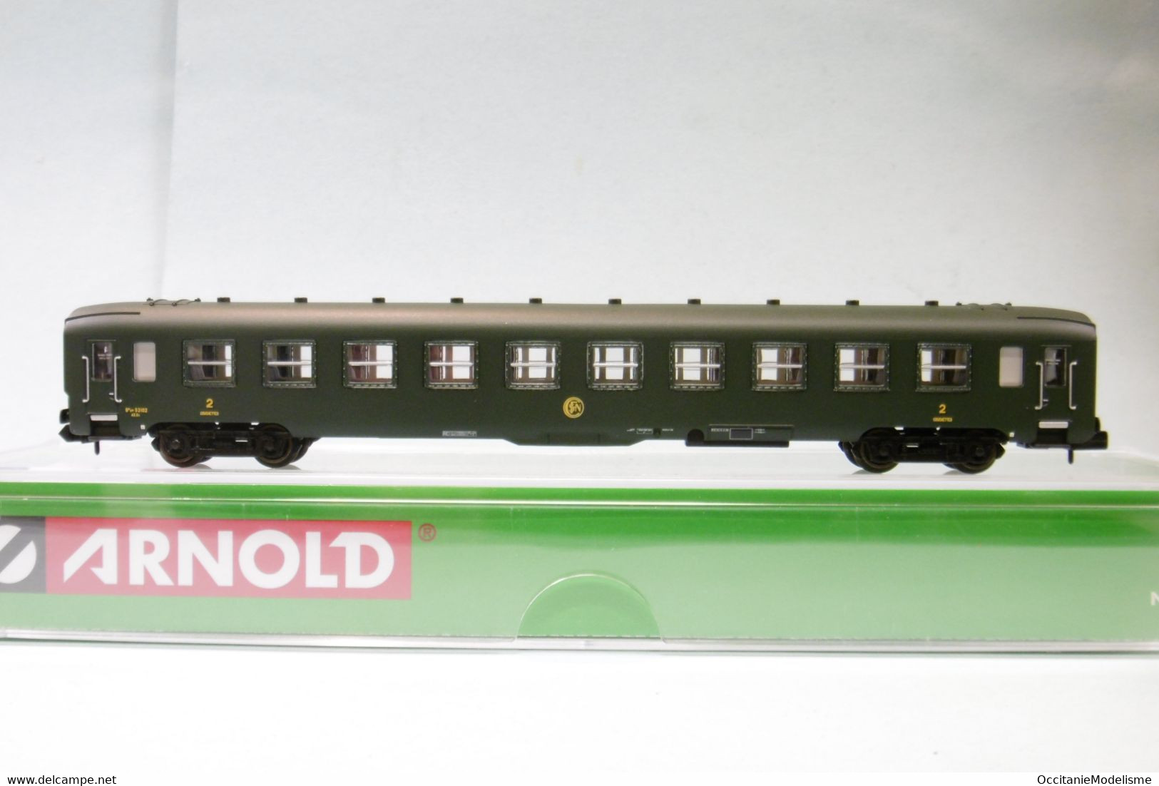 Arnold - Voiture DEV AO B10c10 Couchettes 2ème Classe SNCF ép. III Réf. HN4384 Neuf N 1/160 - Coches De Viaje