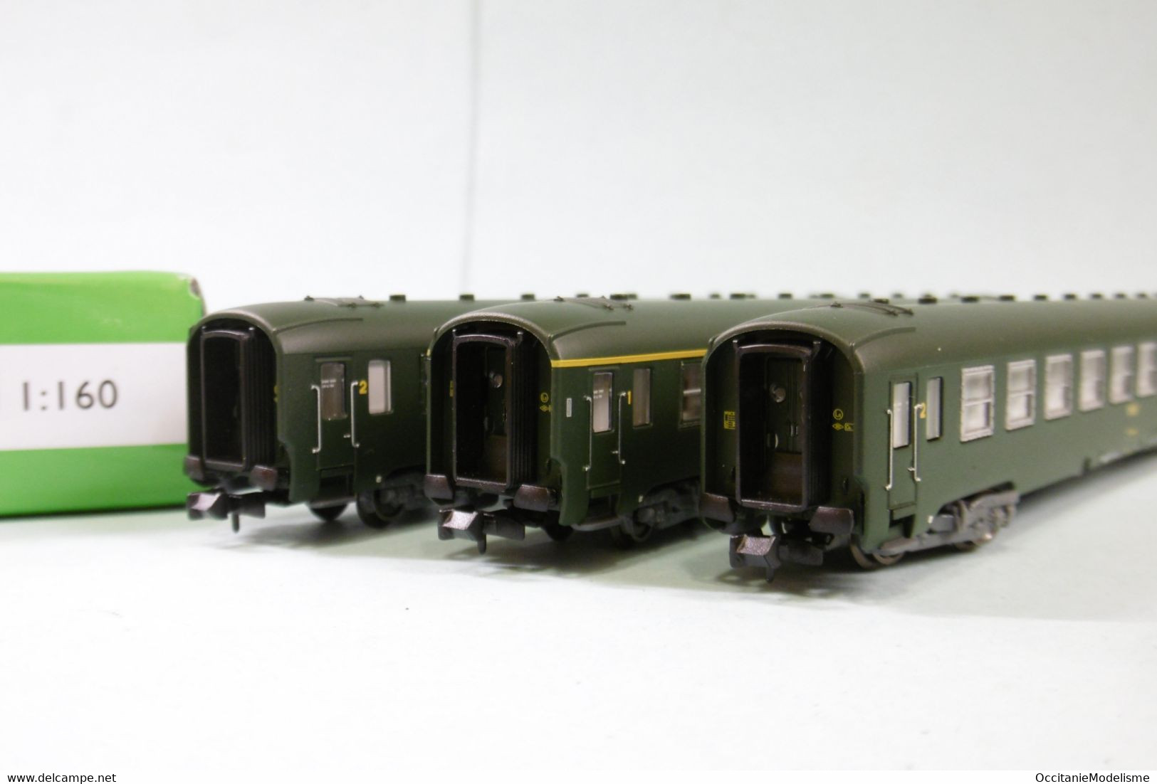 Arnold - Coffret 3 Voitures DEV AO A9 + B10 SNCF ép. IV Réf. HN4385 Neuf N 1/160 - Voitures Voyageurs