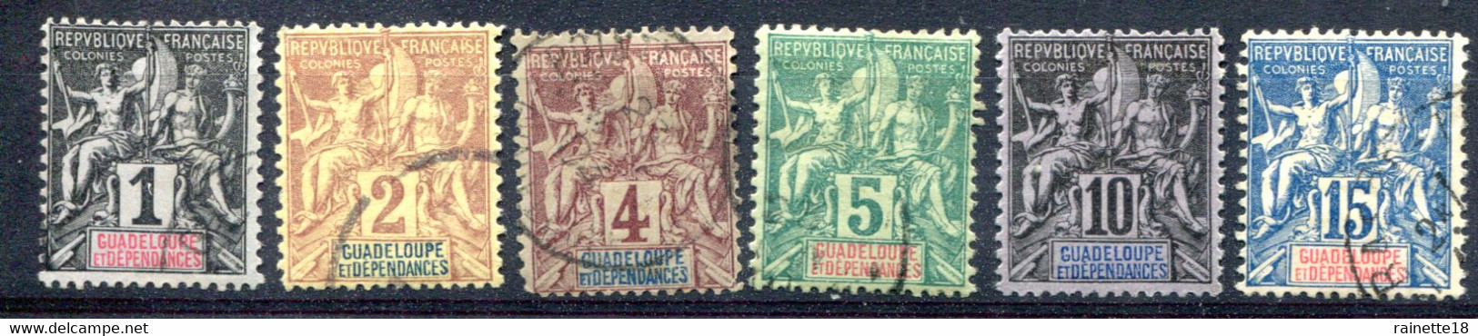 Guadeloupe      27/32  Oblitérés - Used Stamps