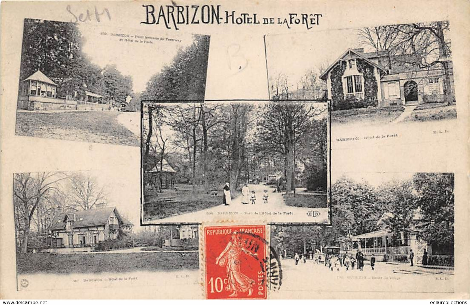 Barbizon          77        Hôtel  De La Forêt      (voir Scan) - Barbizon