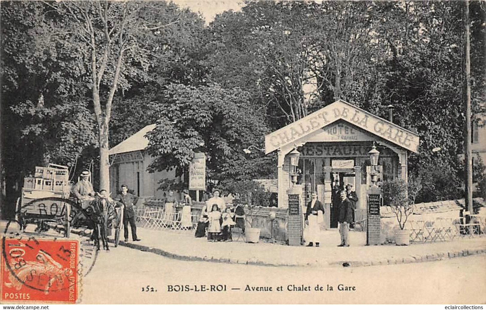 Bois Le Roi           77           Avenue Et Chalet De La Gare             (voir Scan) - Bois Le Roi