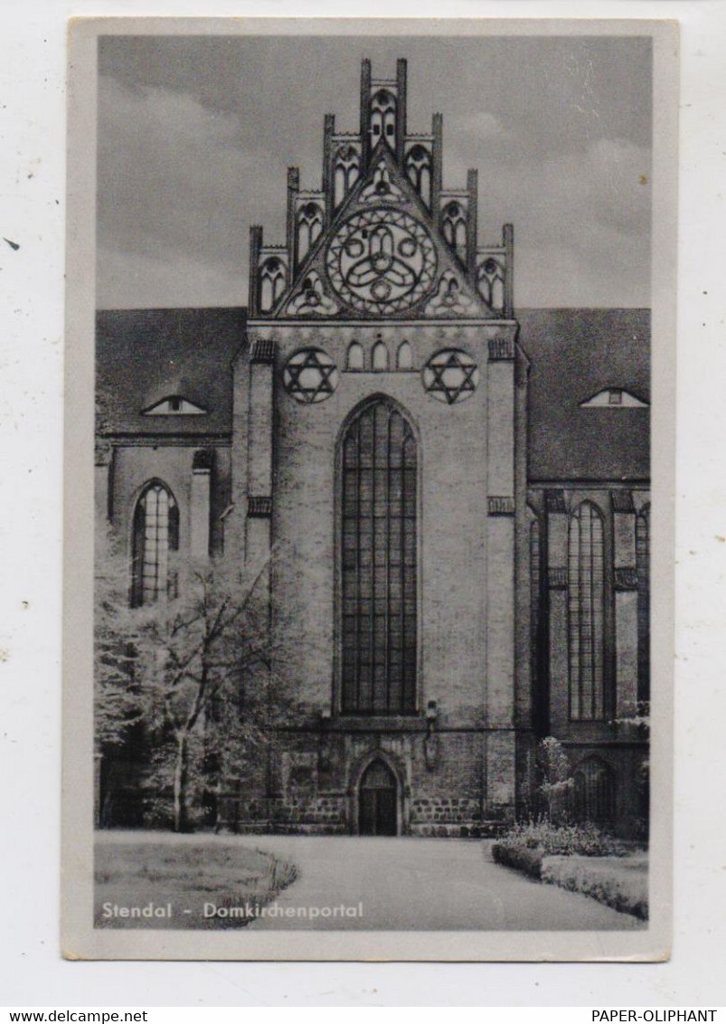 0-3500 STENDAL, Domkirchenportal - Stendal